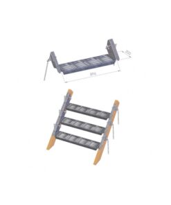 Turvaporrasaskelma 900 mm NETTO