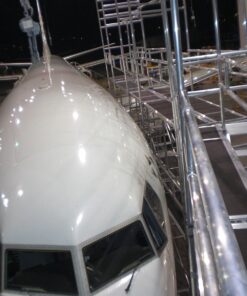 alumiiniset asennustelineet asennettuina